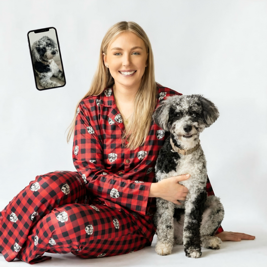 Pyjama personnalisé avec le visage de votre animal de compagnie